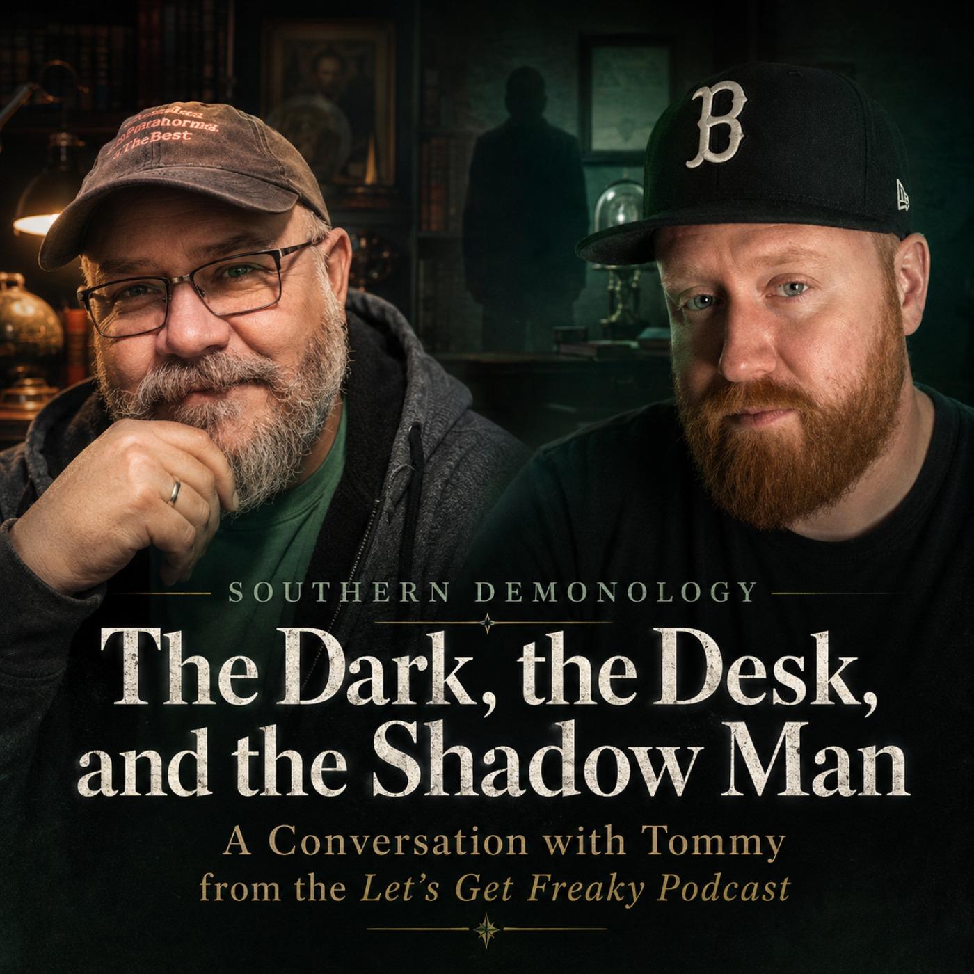 The Dark, the Desk, and the Shadow Man